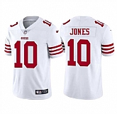 Youth San Francisco 49ers #10 Mac Jones White 2025 Vapor Untouchable Limited Stitched Jersey Dzhi,baseball caps,new era cap wholesale,wholesale hats